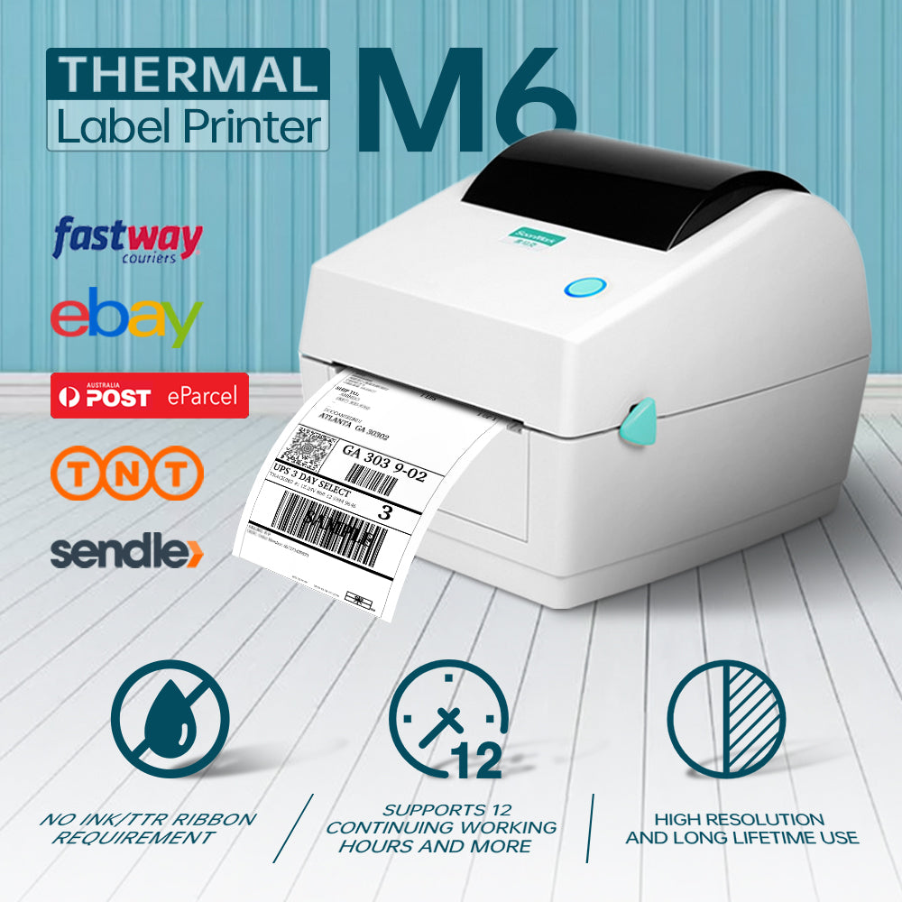How do thermal label printers work?