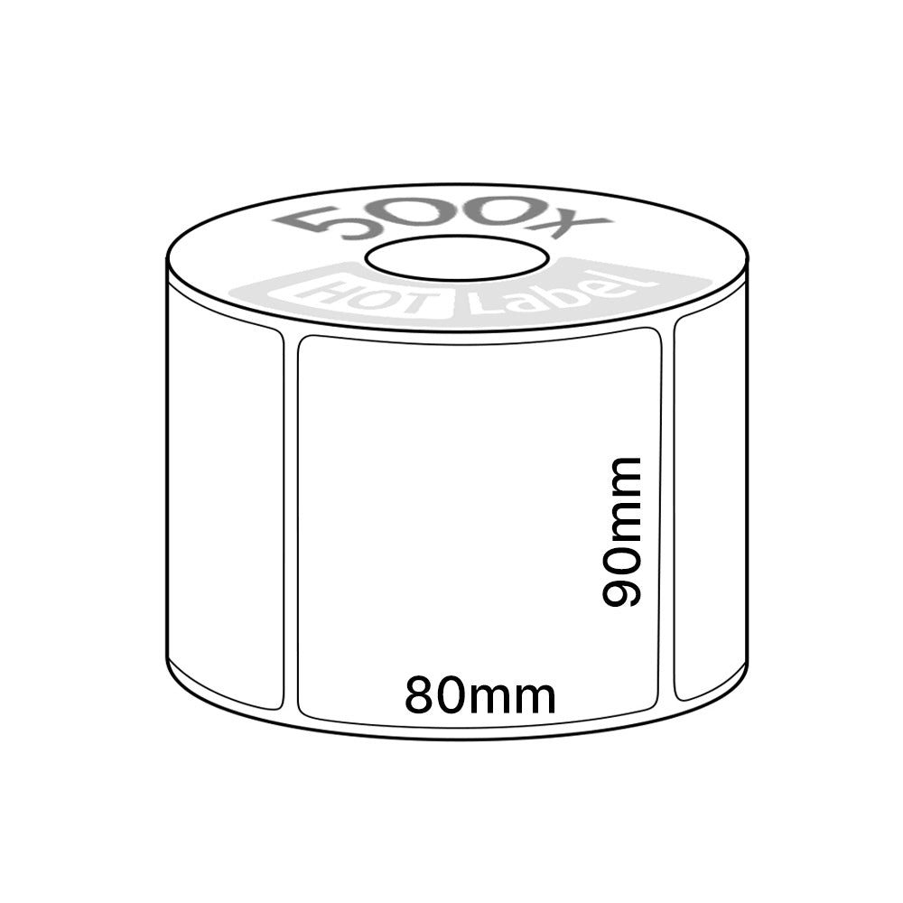 80mm*90mm*500 thermal label