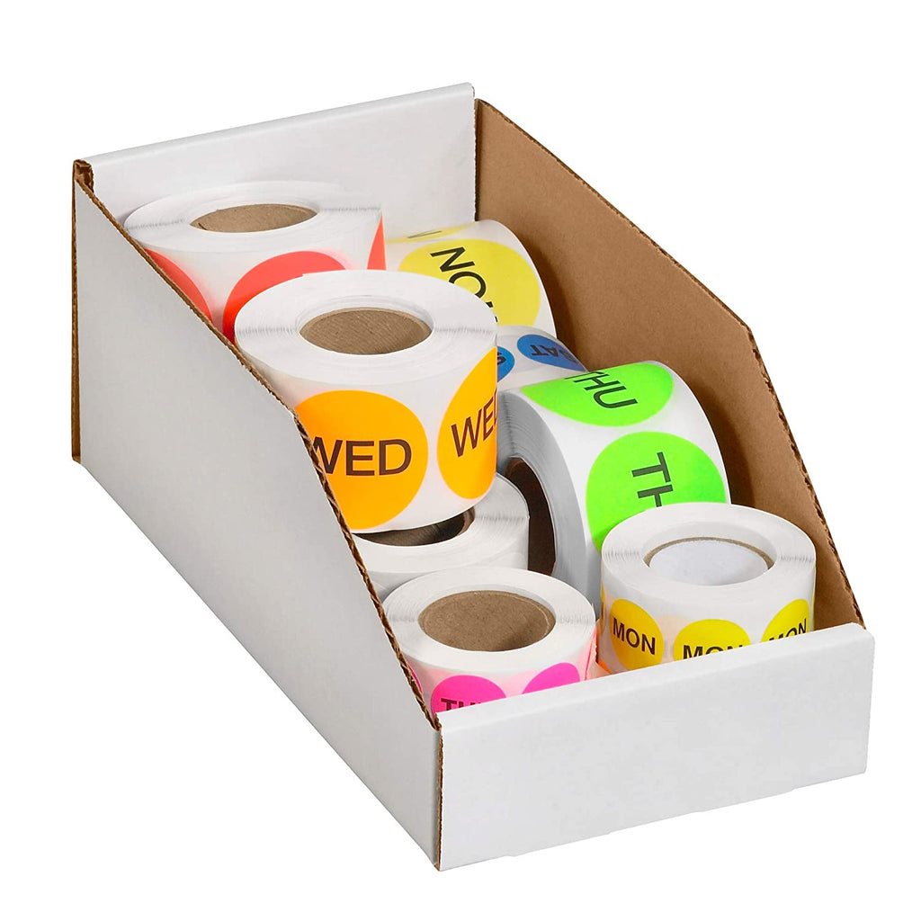 25.4cmW x 30.4cmL x 11.4cmH 50 Packs Open Top Bin Boxes – HotLabel