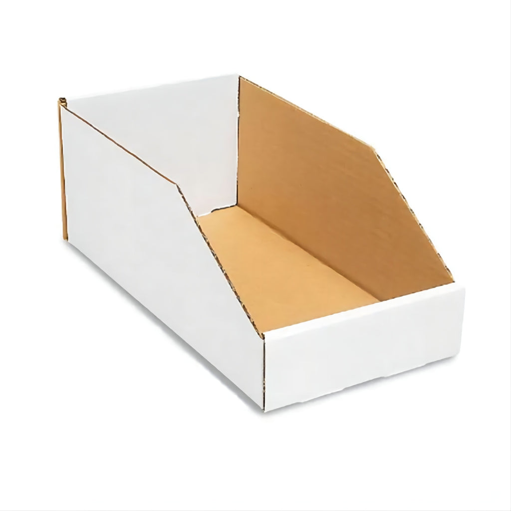 15.2cmW x 30.4cmL x 11.4cmH 50 Packs Open Top Bin Boxes